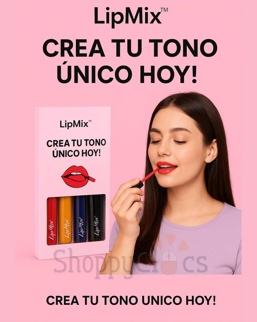 LipMix™ Crea tu color. Rompe las reglas.
