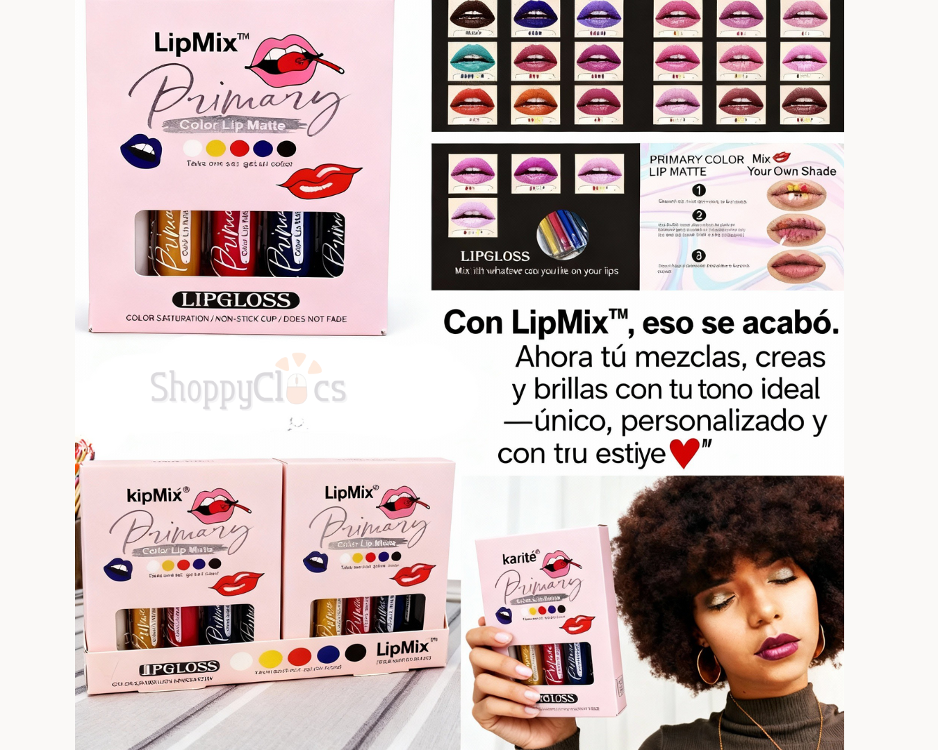 LipMix™ Crea tu color. Rompe las reglas.